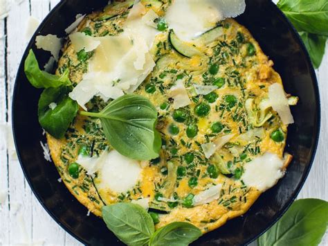 Pea And Zucchini Frittata Recipe Eat Smarter Usa