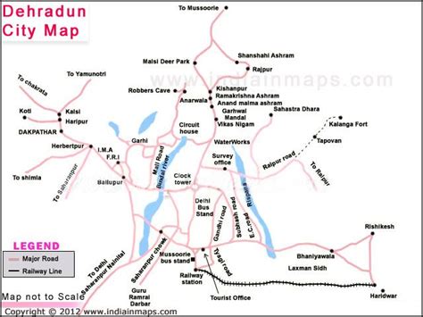 Dehradun Location In India Map