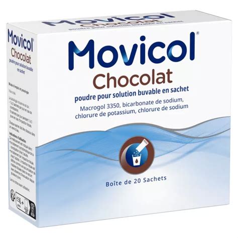 Movicol Chocolat 20 Sachet Doses Constipation