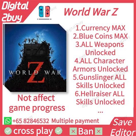 World War Z Save Editor WWZ Save Modding World War Z Cheats