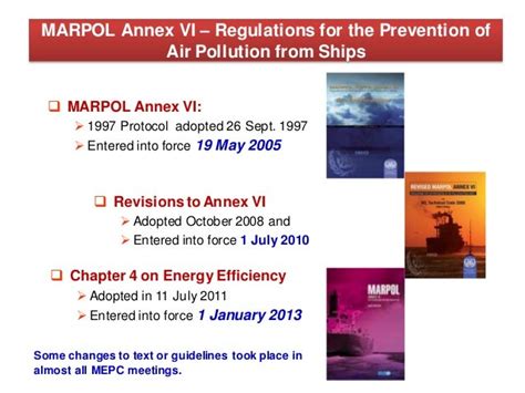 Marpol Annex Vi Chapter 1 3 Air Pollution And Ghg Emissions From I