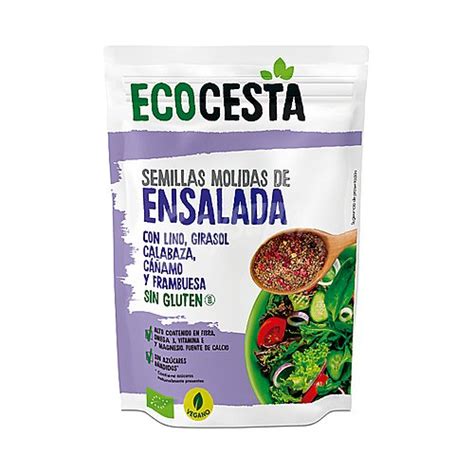 Ecocesta Ecocesta Semillas Ecol Gicas Molidas Para Ensalada Lino