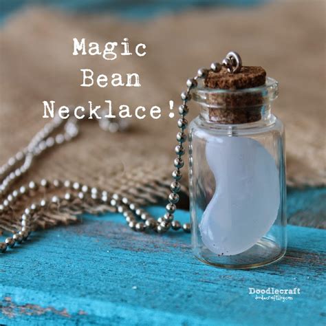 Doodlecraft: Magic Bean Necklace: Once Upon a Time!