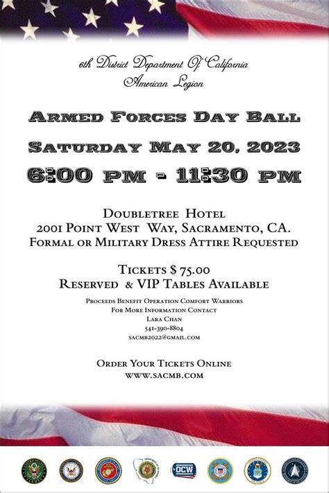 Armed Forces Day Ball California American Legion