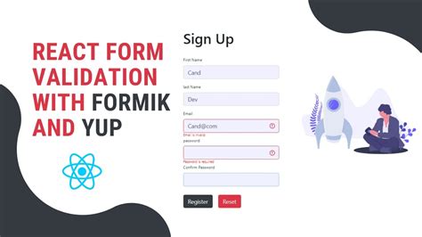 React Form Validation With Formik And Yup