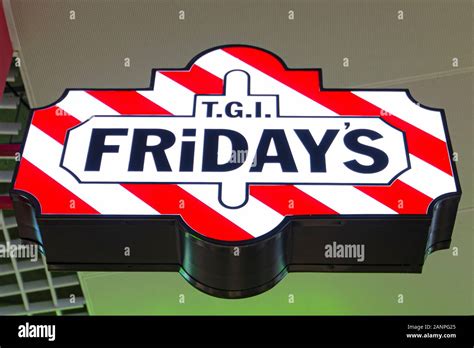 BERLIN - DEC 27: TGI Fridays Logo or TGI Fridays Exterior in Berlin on ...