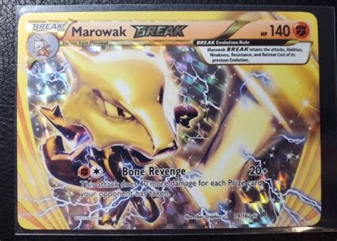 Marowak Break Fa Lp Pok Mon Breakthrough Series Ebay