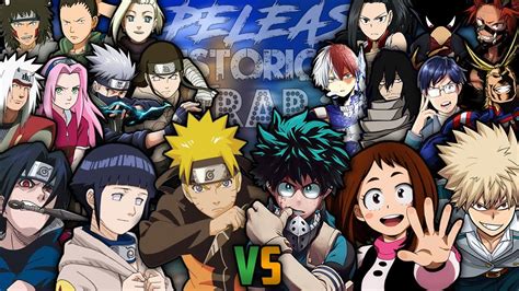 Naruto Vs Boku No Hero Peleas Historicas De Rap T Especial K