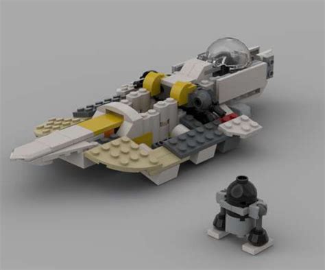 LEGO MOC Jedi Starfighter by Kestron | Rebrickable - Build with LEGO