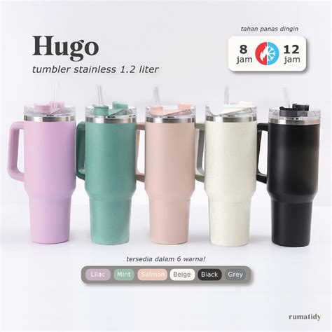 Jual Rumatidyhugo Tumbler Stainless Jumbo Liter Tahan Panas