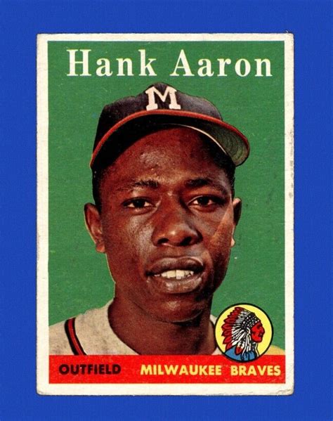 Topps Set Break Hank Aaron Vg Vgex Gmcards Ebay