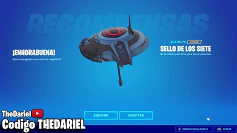 Ala Delta Gratis Nuevo Paraguas Sello De Los Siete En Fortnite