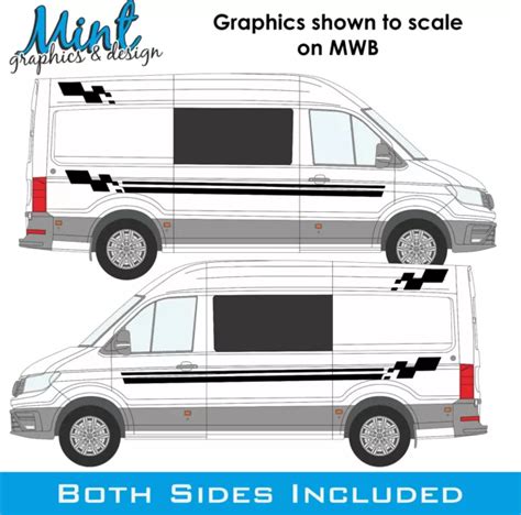 Vw Volkswagen Crafter Mwb Camper Motorhome Decals Stickers Van Graphics 050 £3995 Picclick Uk