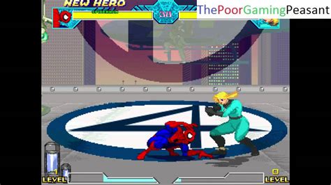 Spider Man Vs Invisible Woman In A Dc Vs Marvel Mugen Edition Match