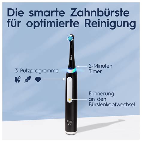 Oral B Elektrische Zahnbürste iO3 2 Handstück in Schwarz Pink 1