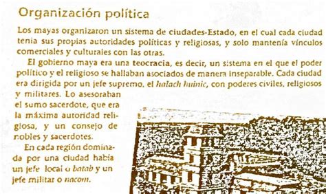 Cual Era La Politica De Los Mayas Brainly Lat