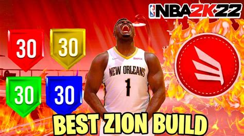 Zion Williamson 6 7 SF SLASHING PLAYMAKER BUILD In NBA 2K22 YouTube