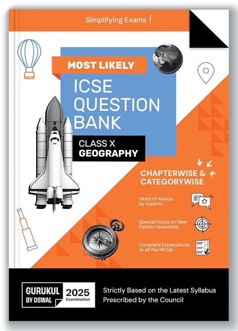 Gurukul By Oswal Geography Most Likely Question Bank For Icse Class 10 For 2025 Exam