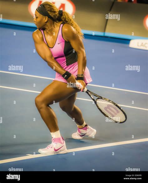 serena williams tennis player melbourne Australia open Stock Photo - Alamy