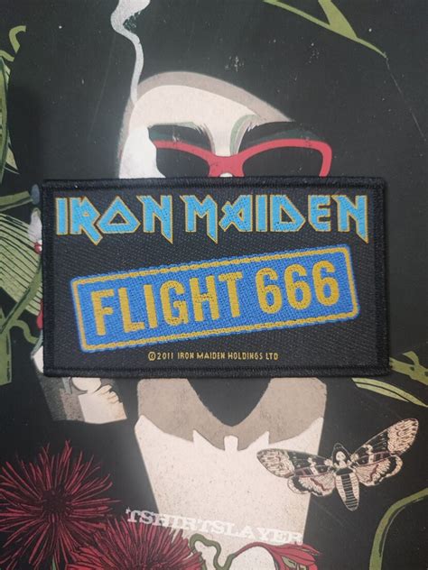 Iron Maiden Flight 666 Woven Patch TShirtSlayer TShirt And