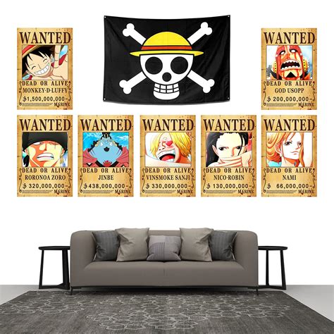 Aben One Piece Wanted Posters Pcs Billion New Edition One Piece