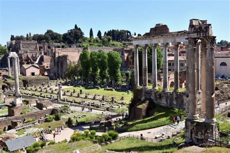 The Forum Romanum editorial stock image. Image of europe - 1554564