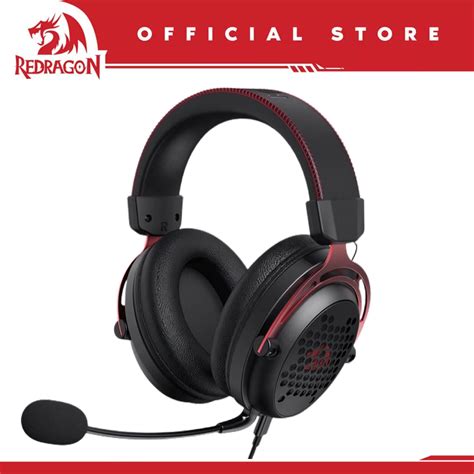 Redragon H386 Diomedes Wired Gaming Headset 7 1 Surround Sound 53MM