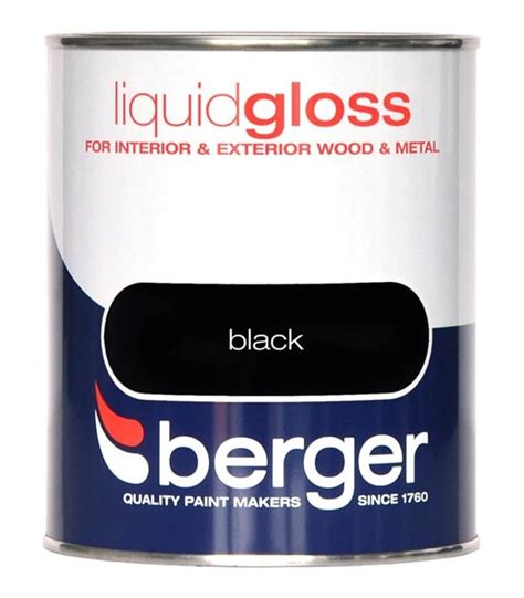 Berger Liquid Gloss Black L Uk Bathroom Storage Bathroom Suits