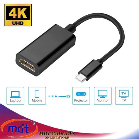 Type C Mhl Usb C To Hdmi Hdtv Av Tv Cable Adapter For Android Phone Mac