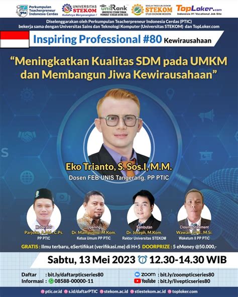 Inspiring Professional Meningkatkan Kualitas Sdm Pada Umkm Dan