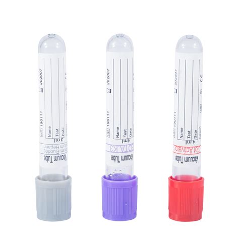 Lavender EDTA Tube Blood Test Tube For Blood Collection China Blood