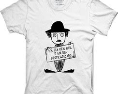 Camiseta Chaplin Compre Produtos Personalizados No Elo