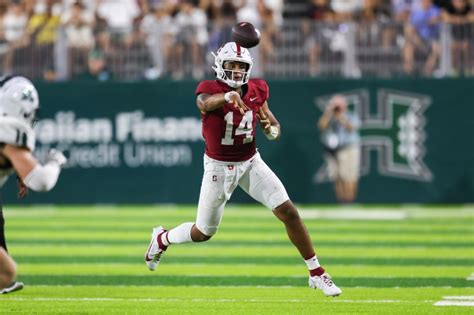 Stanford Cardinal Qb Daniels Shined In Opener Next Test Is No 6 Usc