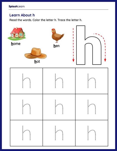 Letter Tracing Worksheets Free And Printable Splashlearn