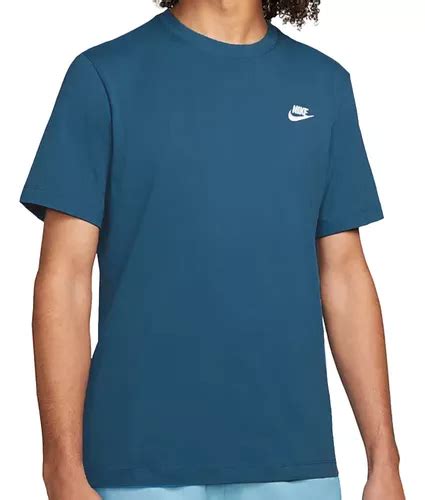 Camiseta Nike Sportswear Club Celeste Envío Gratis