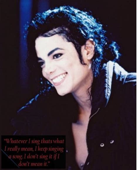 Always sing what you mean - Michael Jackson Official Site