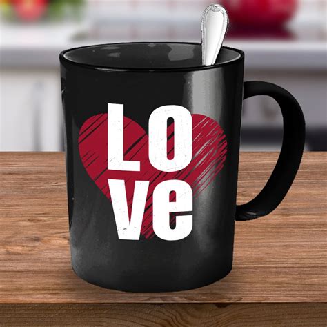 Love Coffee Mug Valentines Coffee Mug Best Selling Etsy