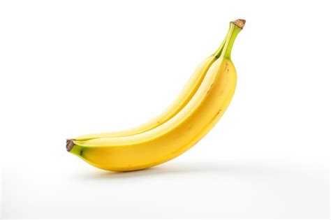 Premium Photo Single Banana Isolated On A White Background