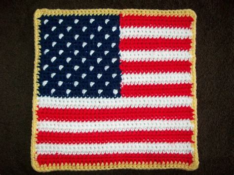 Crochet American Flag Free Patterns