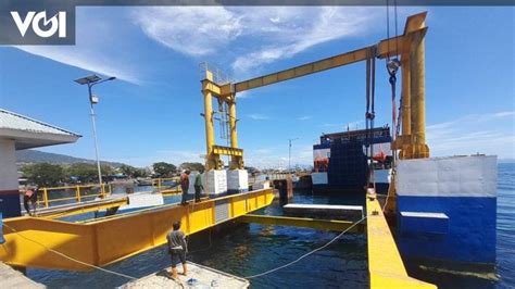 Anggaran Perbaikan Dermaga Pelabuhan Bastiong Rp10 Miliar