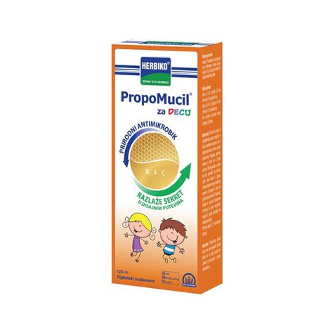 HERBIKO PROPOMUCIL Sirup Za DECU 120ml EApoteka Net