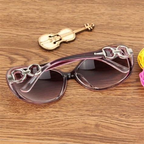 Retro Uv400 Uv Protection Pc Frame Ac Lens Sunglasses Purple Blgt