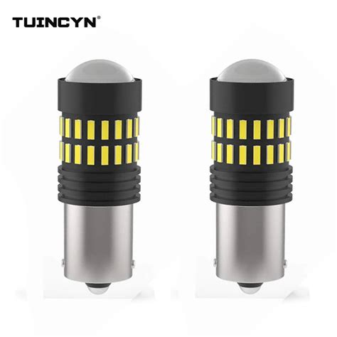 TUINCYN 2pcs 1200Lm 1156 Ba15s P21W Led Bulbs For Turn Signal Lights