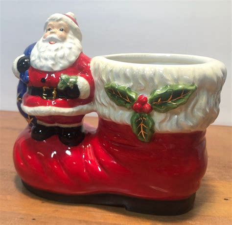 Santa Boots Planter Artofit