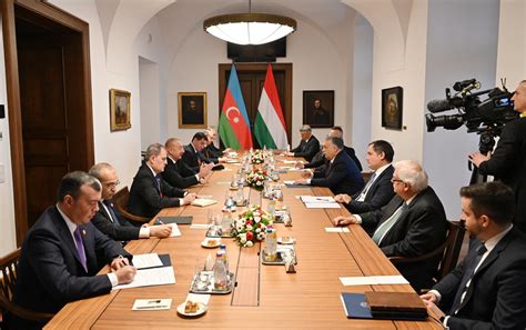 President Ilham Aliyev Holds Expanded Meeting With Prime Minister Of