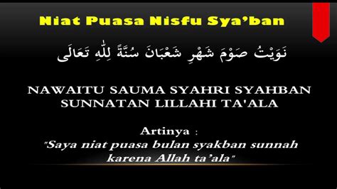 Berapa Hari Puasa Nisfu Syaban Homecare24