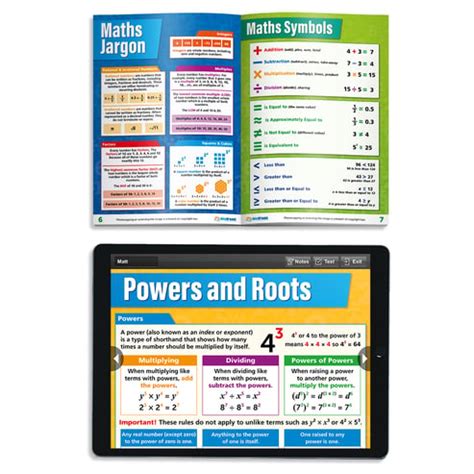 Ks Maths Revision Guide Pocket Posters Daydream Education