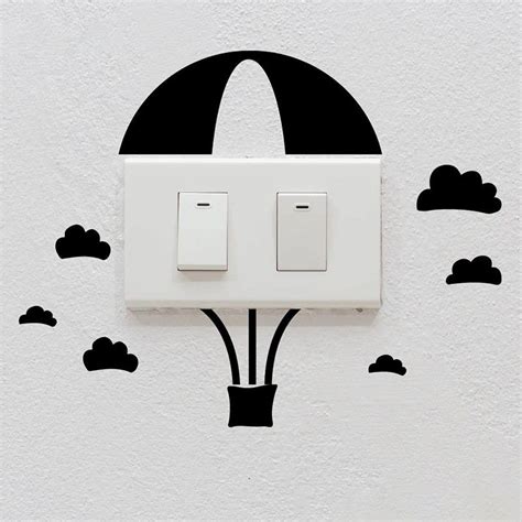 Cute Funny Wall Stickers Light Switch Sticker Decals Art Mural Kid Room