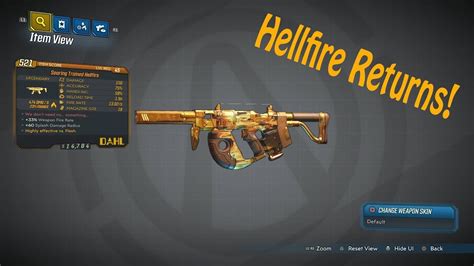 Borderlands Hellfire Legendary Weapon Guide Hellfire Returns