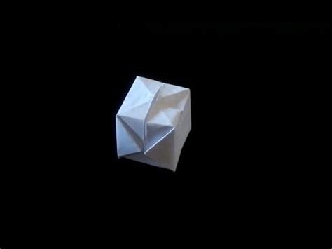 Cubo De Papel Papiroflexia Origami Youtube